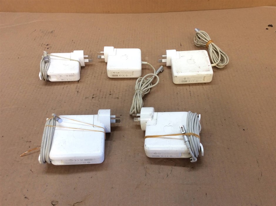 Apple MacBook Power Adapters (Lot of 5)