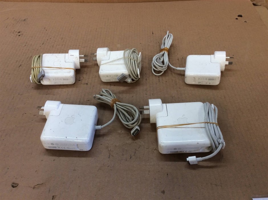 Apple MacBook Power Adapters (Lot of 5)