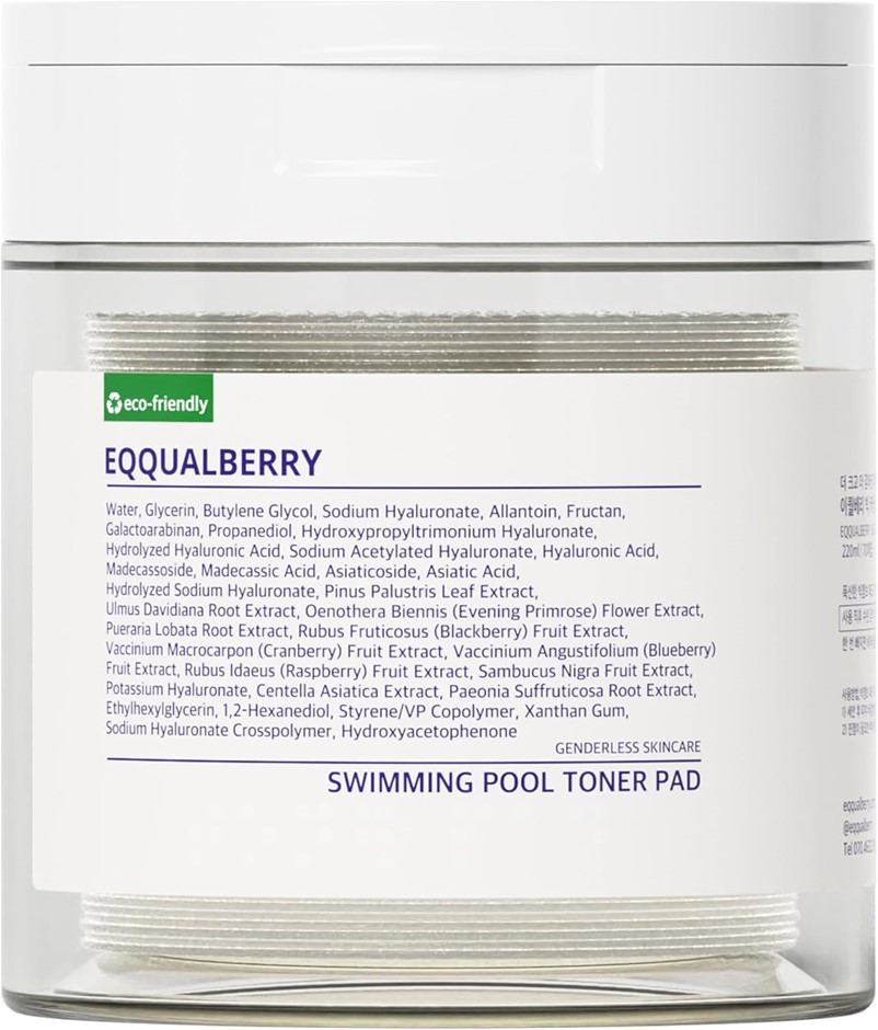 220ml x EQQUALBERRY Swimming Pool 70 Toner Pads Buyers Note - Discount Fre