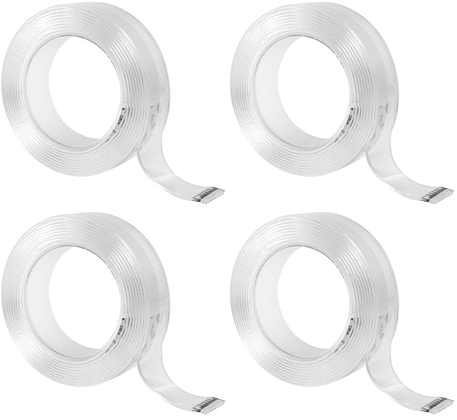ALIEN TAPE Multifunctinal Double Sided Tape, 6 Pack.NB: Damaged Packaging.
