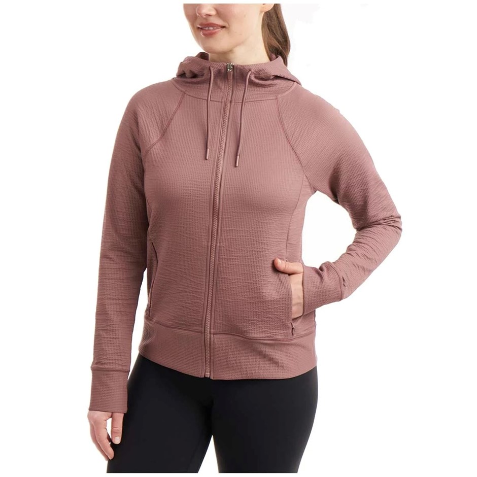 SIGNATURE Women's Ottoman Active Jacket, Size M, Pink. Buyers Note - Disco