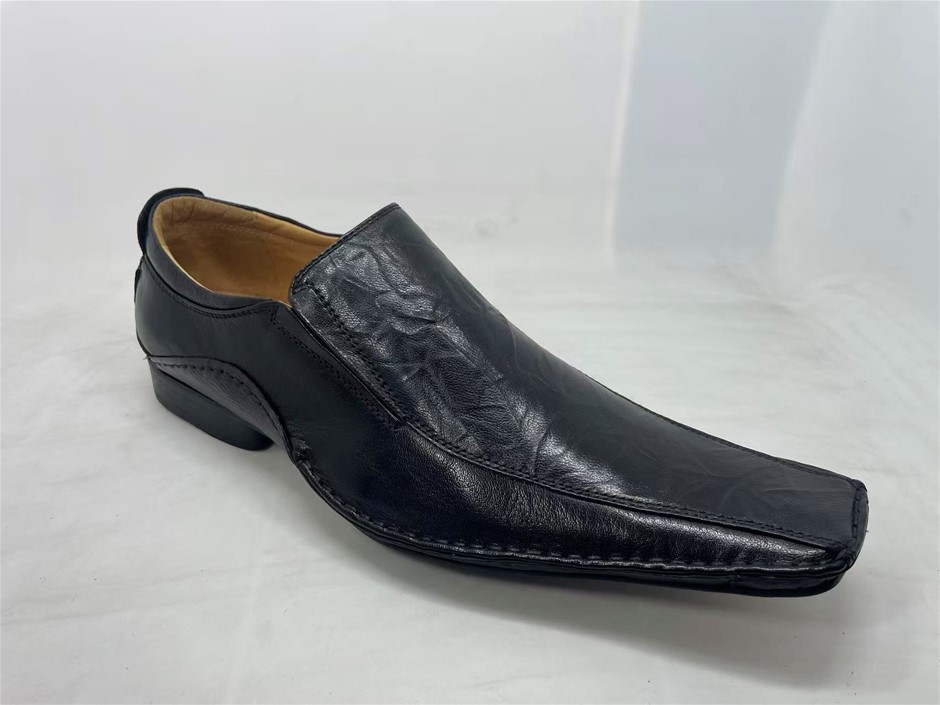 Man leather dress shoes TOM black
