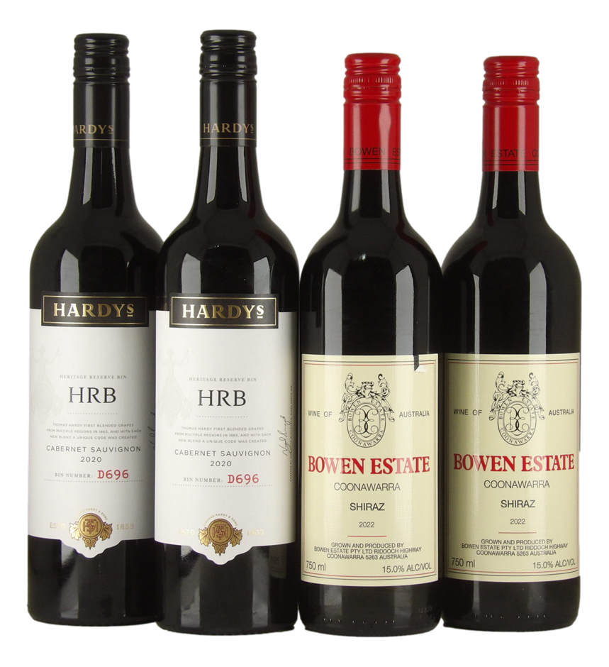 Mixed Red Wine Pack (4x 750mL) Multi Region