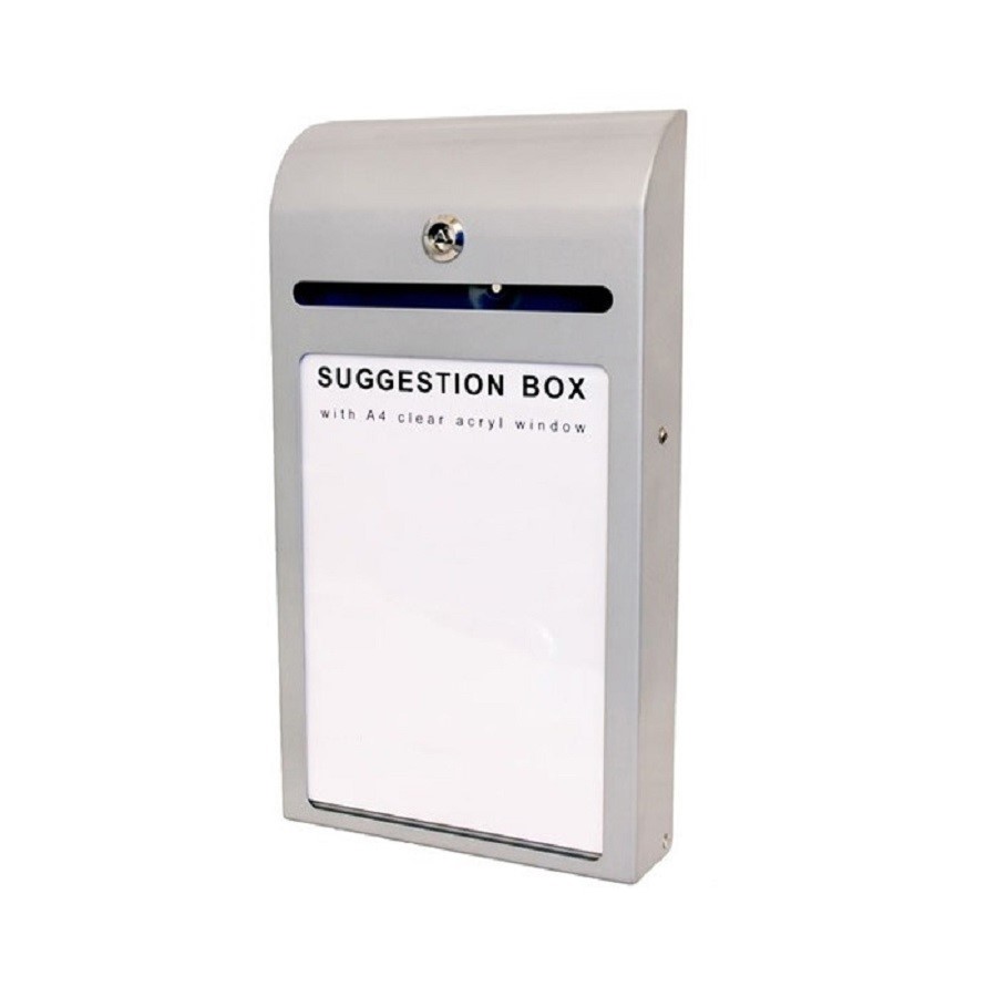 LAING OROURKE Wall Mount Suggestion Box - HAB8, 245(W) x 440(H) x 65(D)mm.