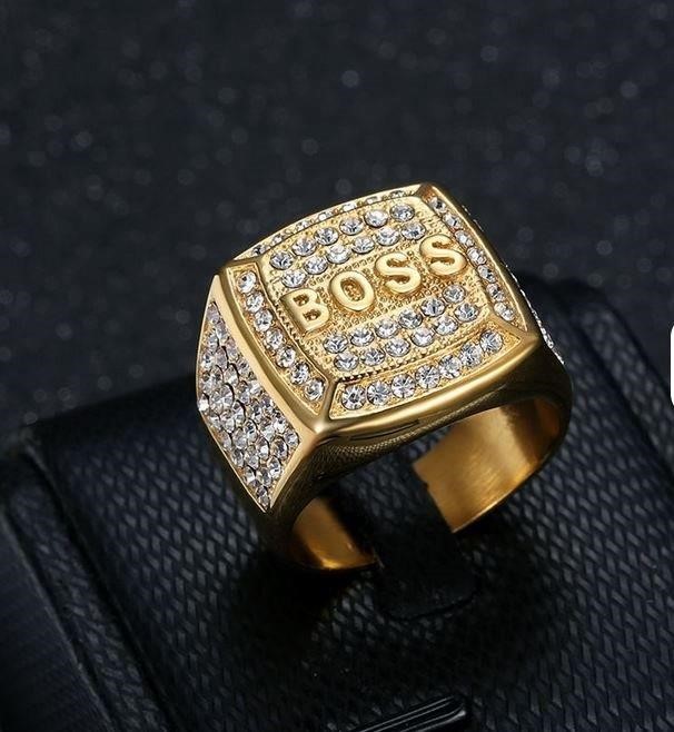 Italy Stamps 925 Silver  Hip Hop Men's Ring (Stamps)-11 US