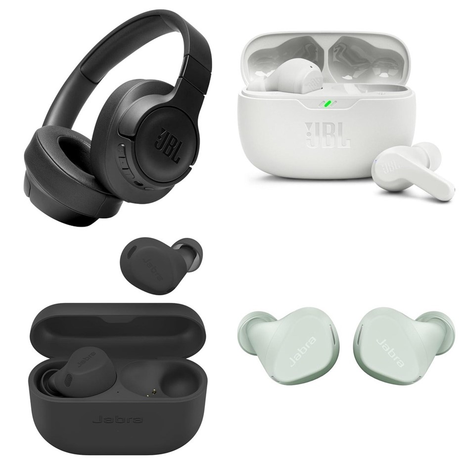 4 x Wireless Headphones. 1 x JBL Tune 760NC ANC Wireless Headphones. 1 x JB