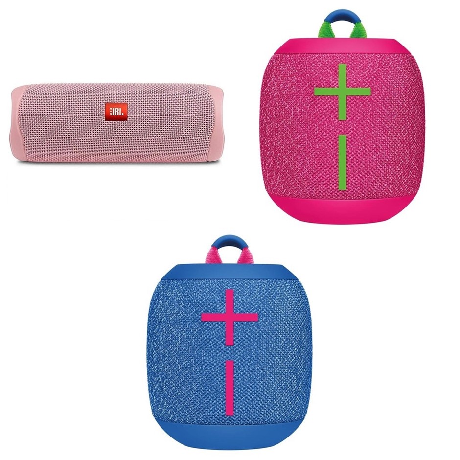 3 x Assorted Portable Bluetooth Speakers, RRP: -$658, Incl: 1 x UE Wonderbo
