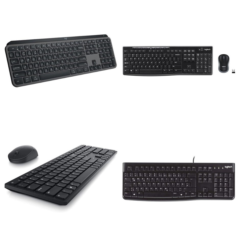 4 x Keyboards. 1 x LOGITECH MX Keys S Wireless Low Profile Keyboard. 1 x LO