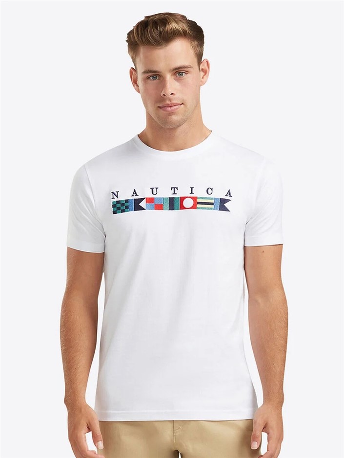 Nautica Men's Fortis T-Shirt, White, XX-Large