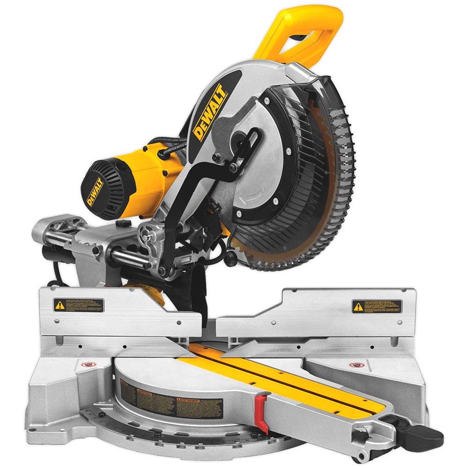 DEWALT 1675W 305mm Dual Bevel Slide Compound Mitre Saw. NB: Minor use & Not