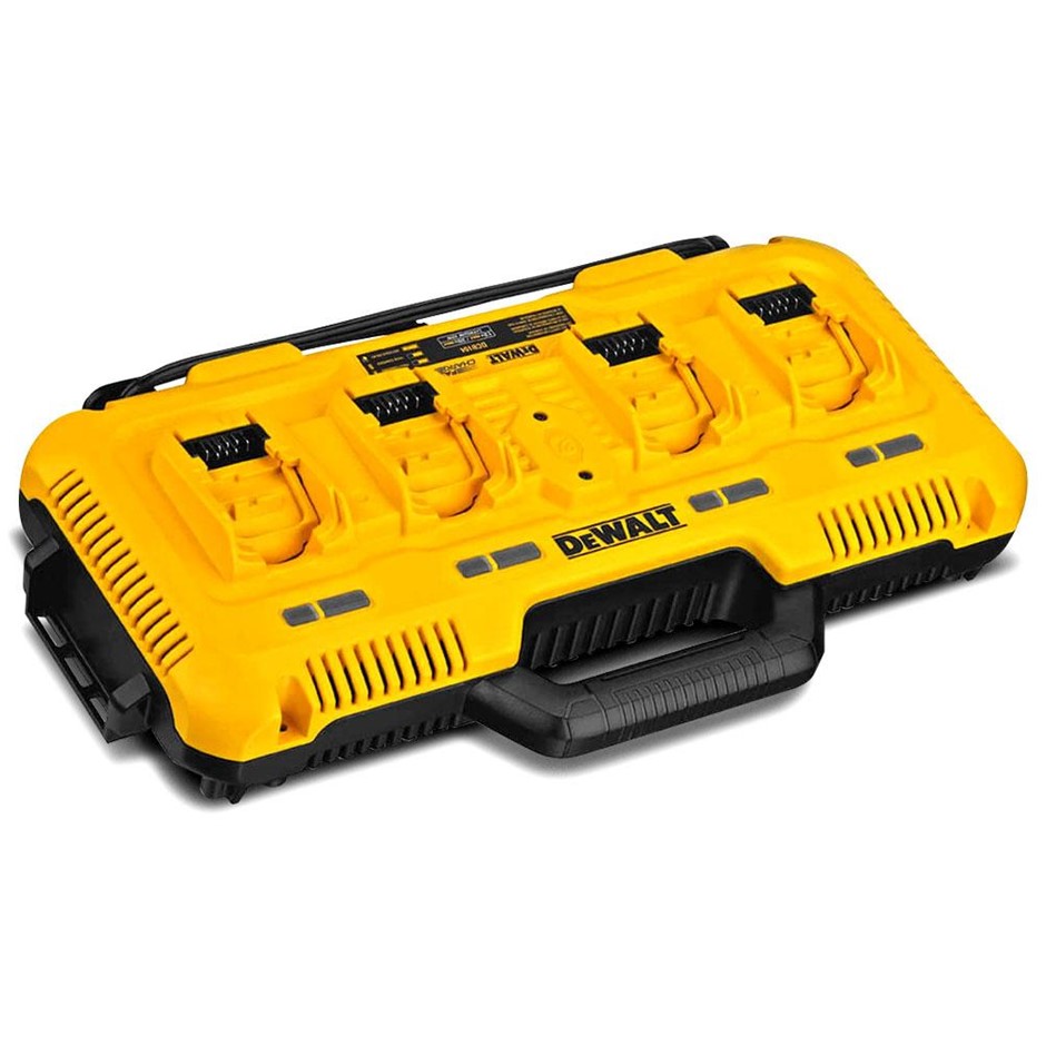 4 x DeWALT 12V-18V-54V FlexVolt XR Li-ion 4 Port Simulataneous Fast Battery
