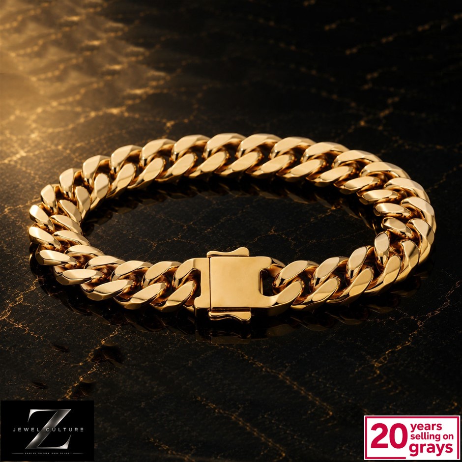 Gold Plated Cuban Link Bracelet