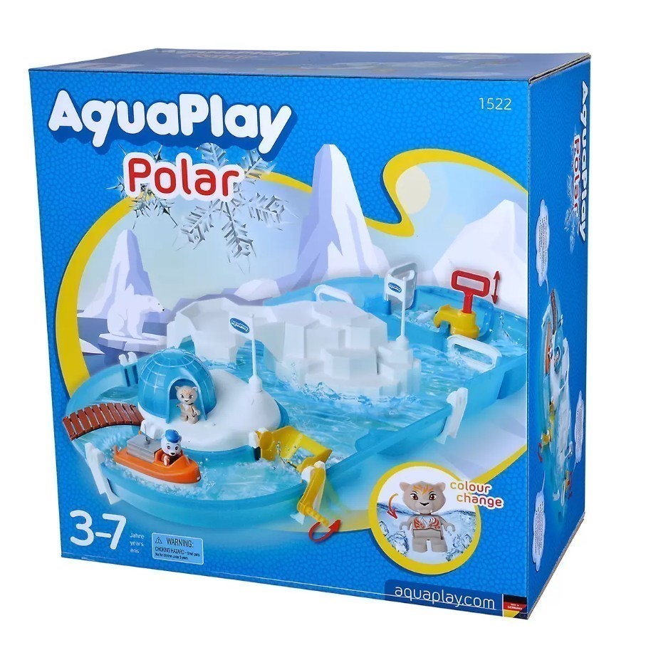 AQUAPLAY Polar Water Playset. N.B: Damaged packaging & some accessories are