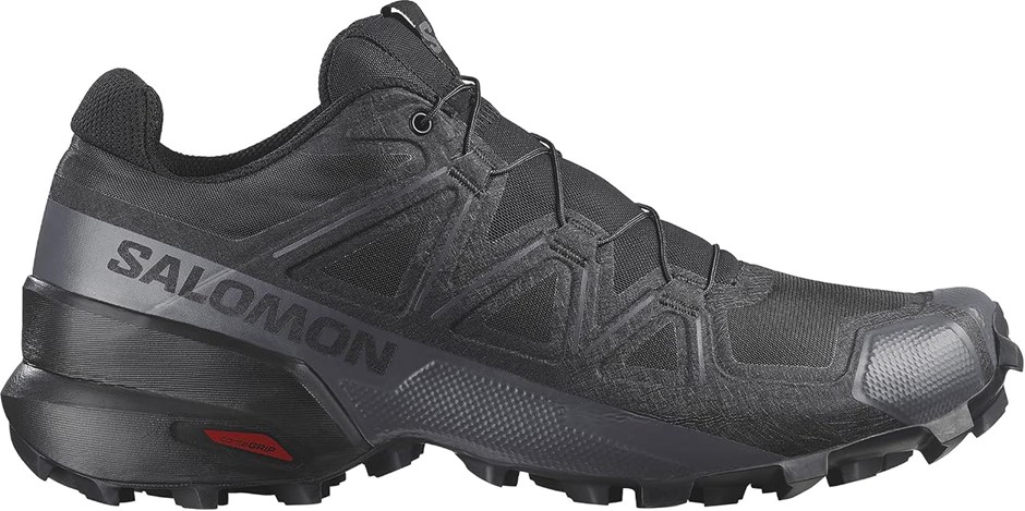 Salomon Women's Speedcross 5, Black/Black/Quiet Shade, US9