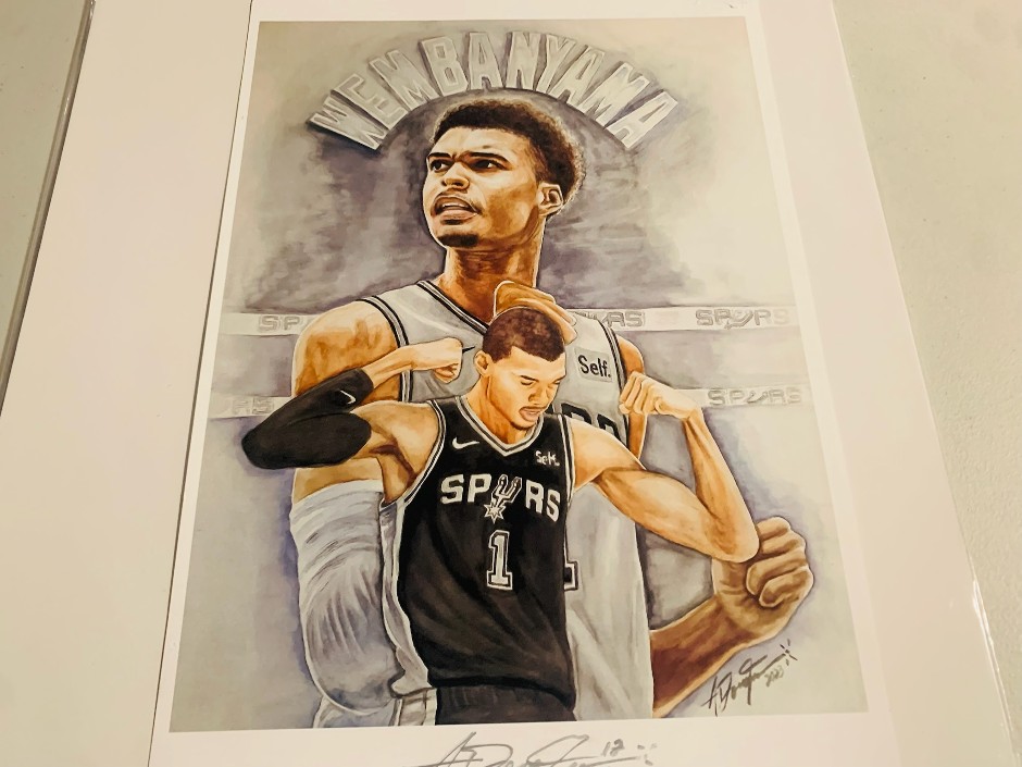 Signed "Victor Wembanyama" limited /250 - Pristine LOA