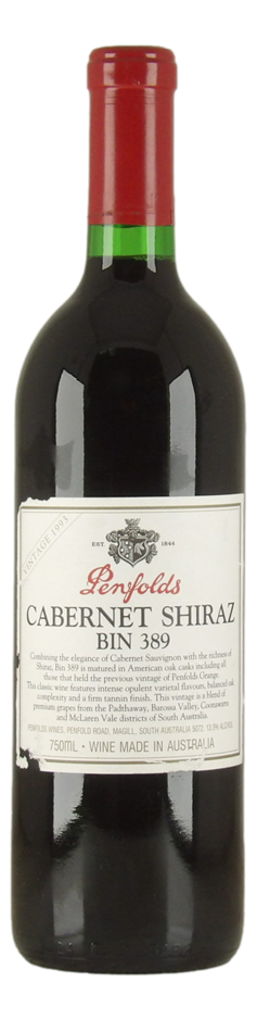 Penfolds Bin 389 Cabernet Shiraz 1993 (1x 750mL) SA.