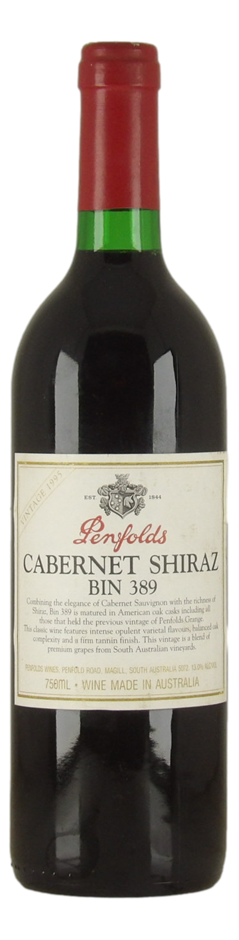 Penfolds Bin 389 Cabernet Shiraz 1995 (1x 750mL), SA.