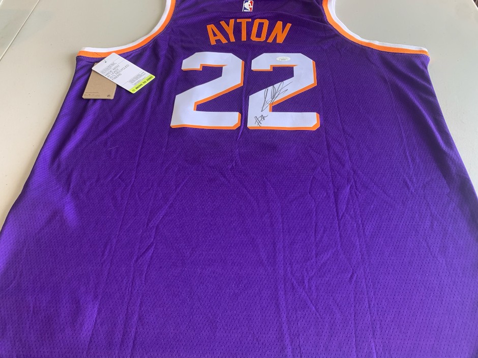 Deandre Ayton signed jersey Nike - Rookie Auto Jersey - JSA authenticati