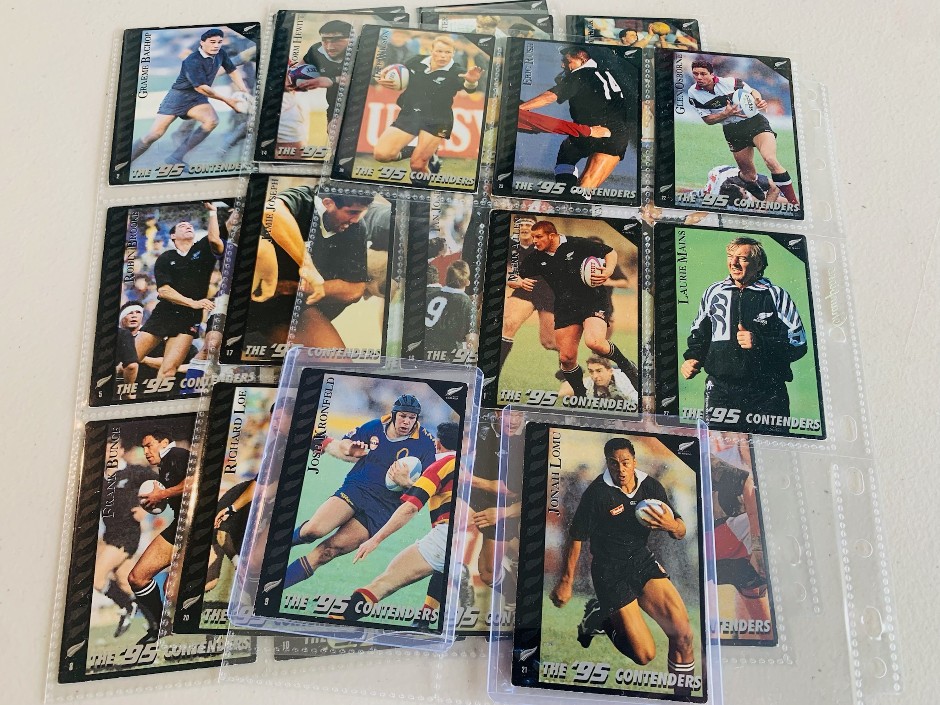 Dynamic NZ rugby card lot  Jonah Lomu Rookie All Blacks lot