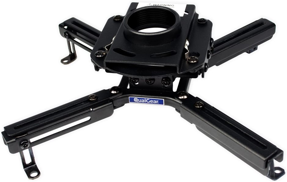 2 X QUALGEAR Pro-AV Mount for Projector, 1.5" NPT Threaded Pipe, Max Weight