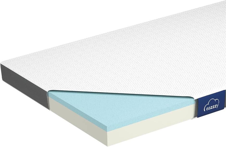 GENIUS Eazzzy Memory Foam Mattress Topper for Mattresses and Box Spring Bed