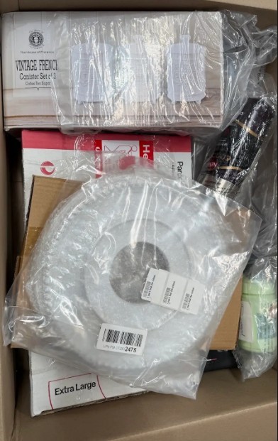 Assorted Box of Kitchenware/Homeware Items. NB: Items may not be in origin