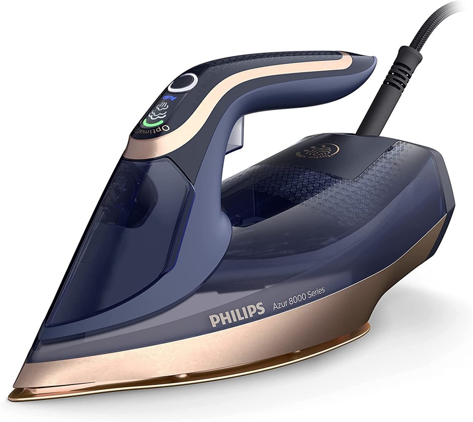 2 x PHILIPS Azur 8000 Series Steam Iron, 85 g/min Constant Steam, 260 g Tur