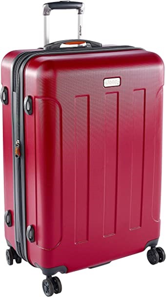 JEEP, Miami 3 Large trolley case, WINE, 47.5 x 30 x 69 cm, Lightweight and