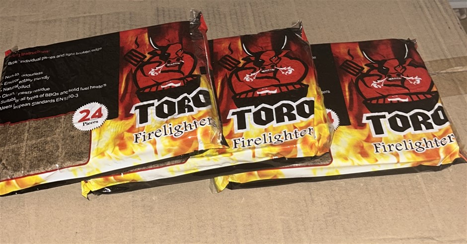 3x TORO Firelighters Packs
