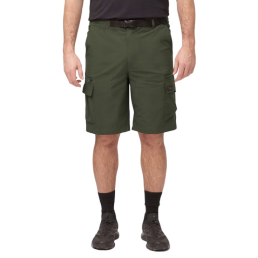 TILLEY Men's Trek Cargo Shorts, Size 34, Olive Green.