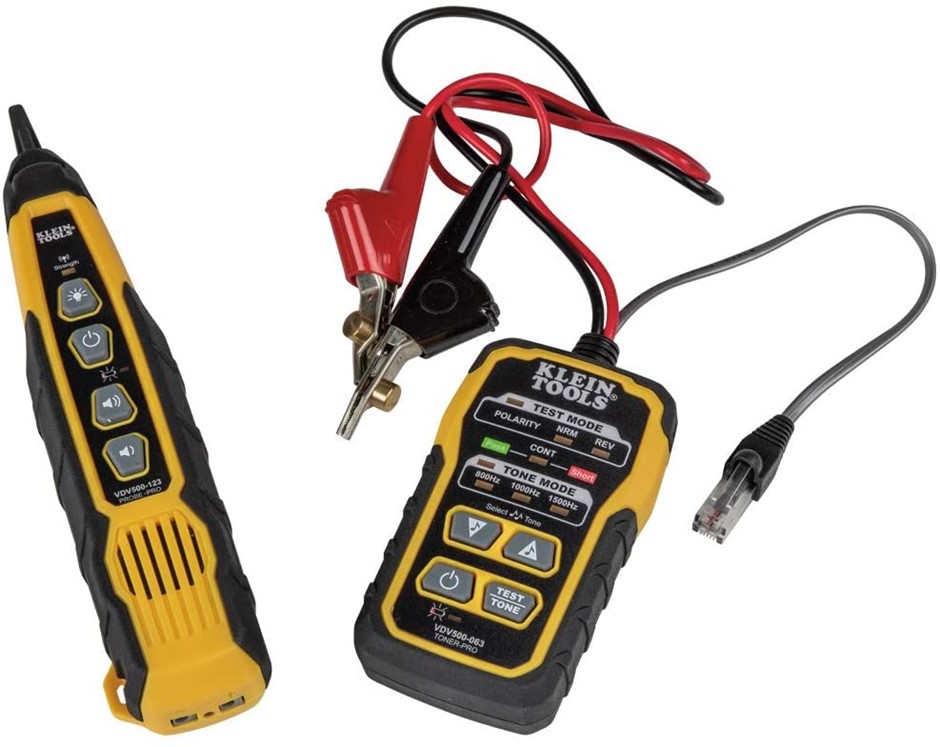 KLEIN TOOLS Tone and Probe Pro Kit, 3.5mm Headphone Jack.