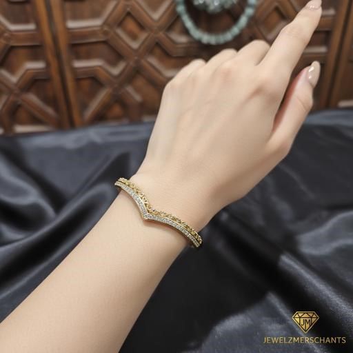 18K/Italy Gold Filled Bangle -(stamped 18K/Italy) Bonus Gift