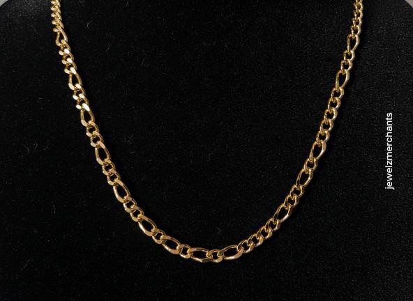 18K/Italy Stamped Yellow Gold Filled Chain -50cm-Bonus Gift