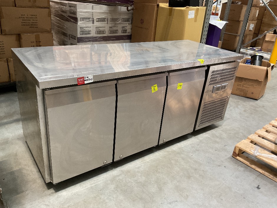 3 Door Under Bench Fridge