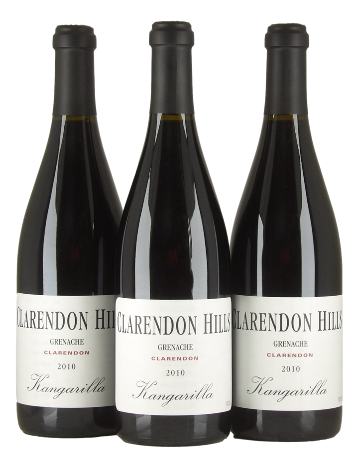 Clarendon Hills Kangarilla Grenache 2010 (3x 750mL), SA.