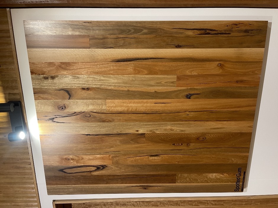 660 lm Spotted Gum Solid Flooring #158870 (Sports Flooring)
