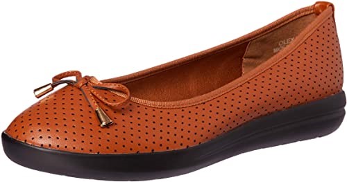 ATURE Women's Olexa Ballet Flats, US5/EU36, Colour Brown (Tan), OLEXA. RRP: