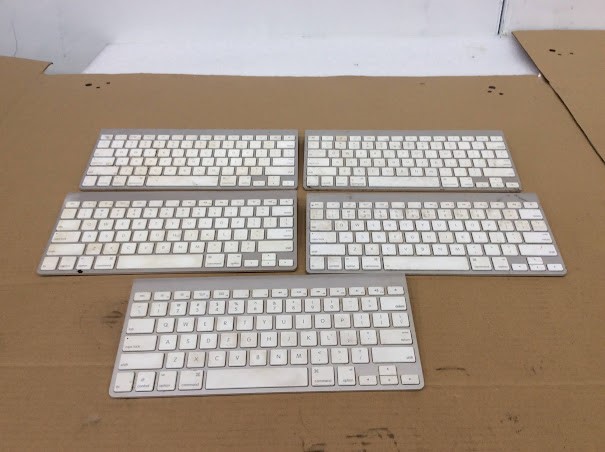 Apple A1314 Aluminum Wireless Keyboard (Lot of 5)