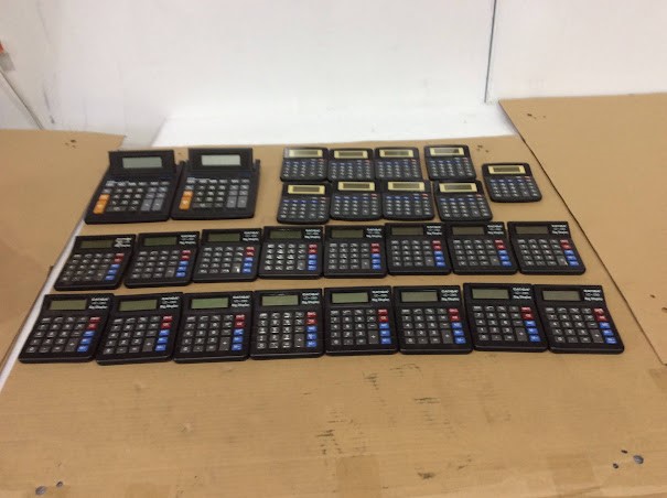 CATIGA LC-280 Mixed Brand and Model Calculator (Lot of 27)