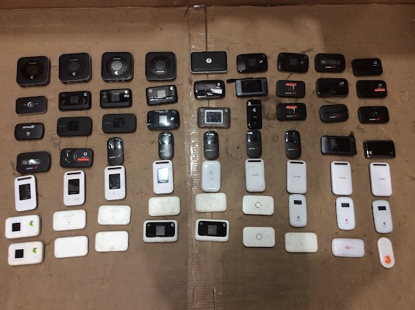 Mixed Brand 4G Pocket WiFi/Portable MiFi Wireless Router (Lot of 63)