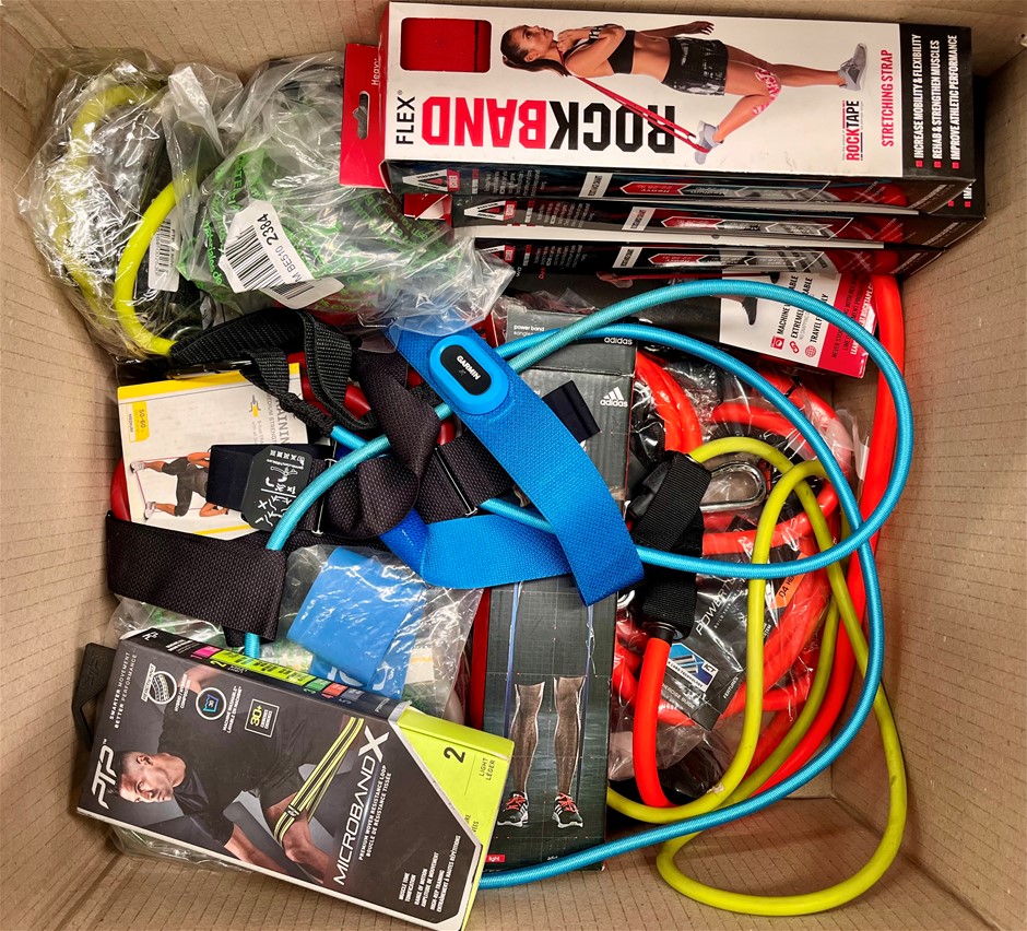 Assorted Sports Products Including ROCKBAND, ADIDAS, PTP & More. NB: Sold a