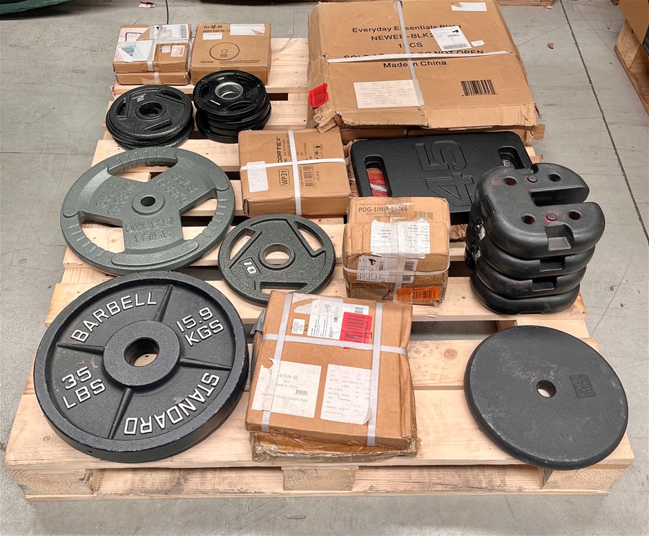 14 x Assorted Weights. NB: Sold as shown in image.