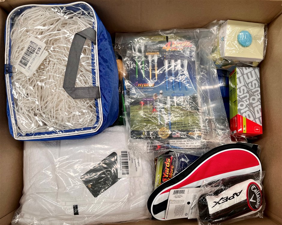 Assorted Products Including SPORTS, TOWELS & More. NB: Sold as shown in ima