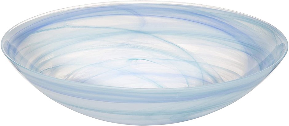 ANYA Shallow Bowl, Constructed from glass, Hand wash only.