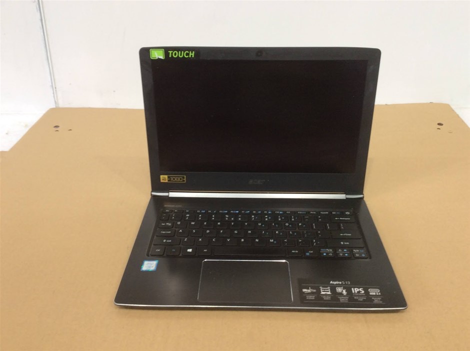 ACER ASPIRE S 13 Laptop I3-6100U 8GBRAM NO HDD Black
