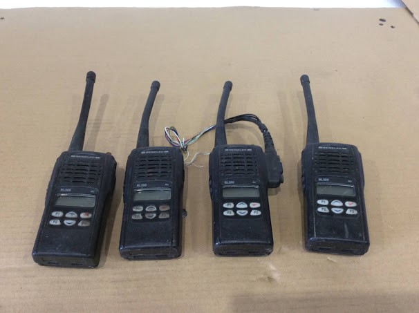 Benelec BL500 Handheld Two-way Radios (Lot of 4)