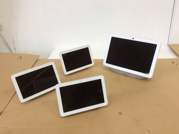 Google Nest Hub Mixed Model Smart Display (Lot of 4)