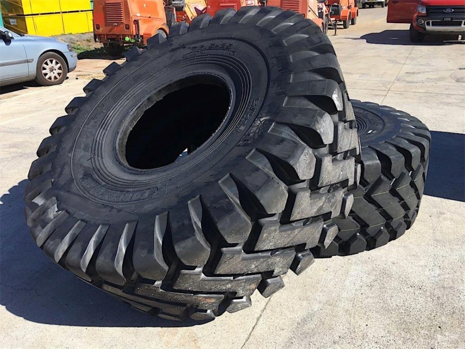 <p>Quantity of 2 26.5-25 Earthmoving Tyres (Unused),</p>