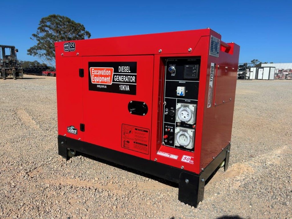 <p>10kVA Generator with ATS (Unused),</p>