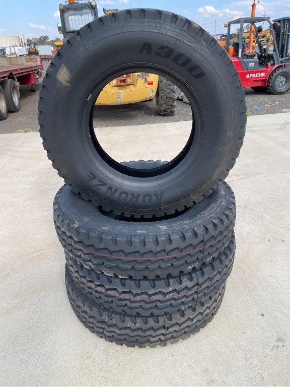 Qty of 4 11R22.5 Truck / Trailer Tyres(Unused)